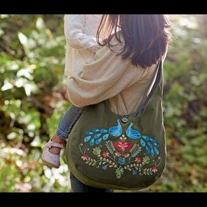Serena and lily peacock diaper bag and clutch gypsy hippie baby
